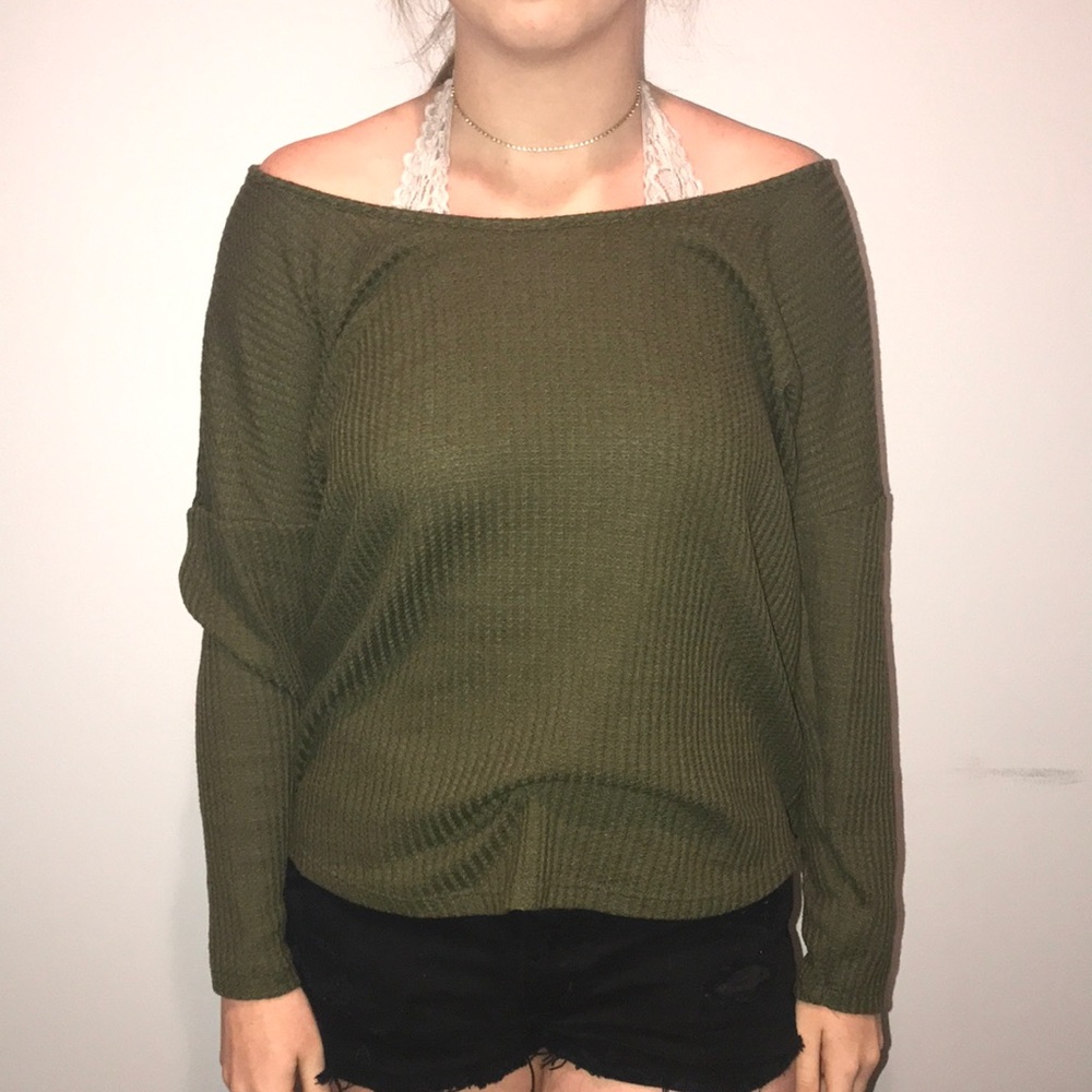 Oversized Green Sweater